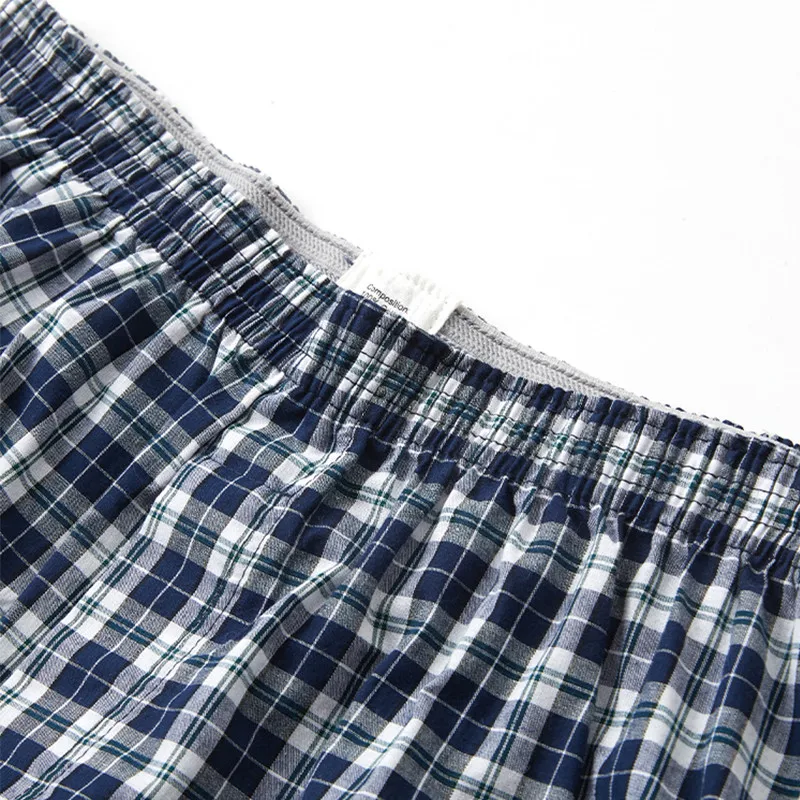 Men's Woven Cotton Boxer Shorts – Relaxed 3-Pack