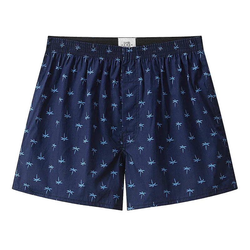 Men's Woven Cotton Boxer Shorts – Relaxed 3-Pack