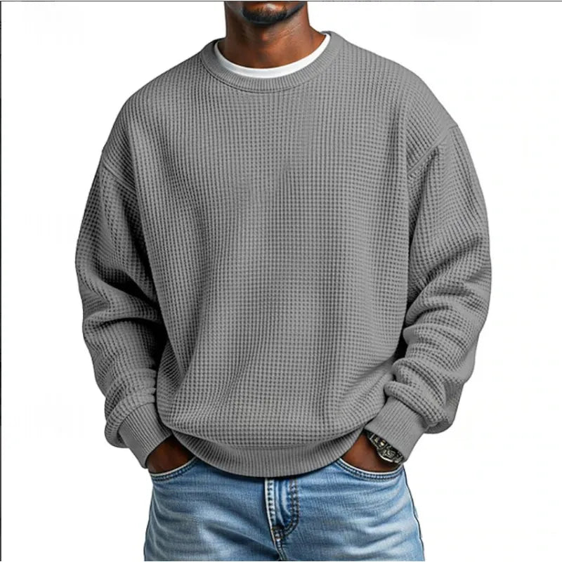 Men's Crewneck Sweatshirt – Relaxed Pullover Fit