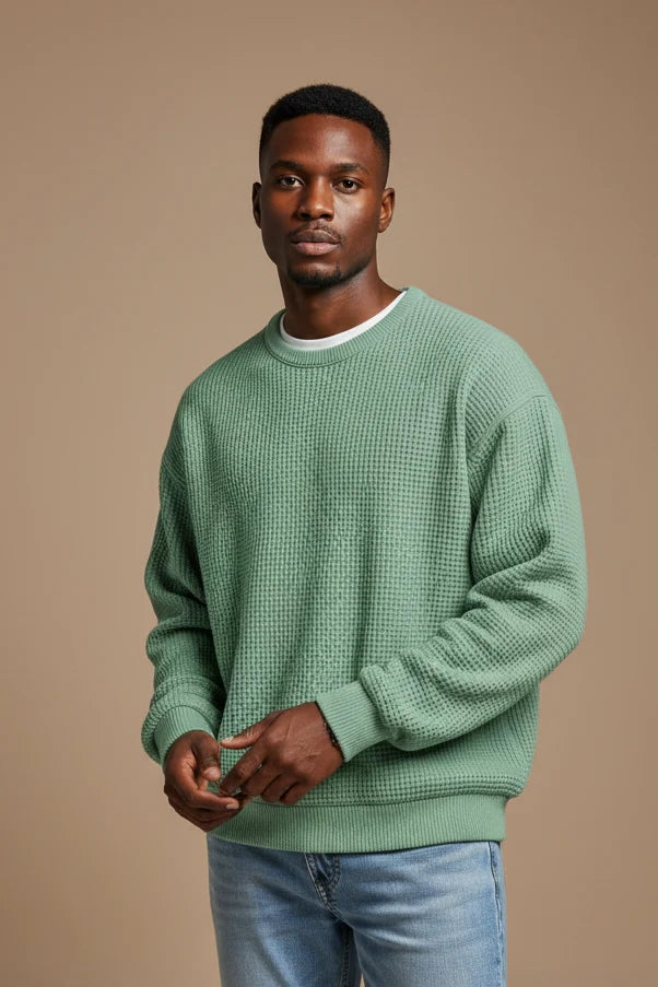 Men's Crewneck Sweatshirt – Relaxed Oversized Fit