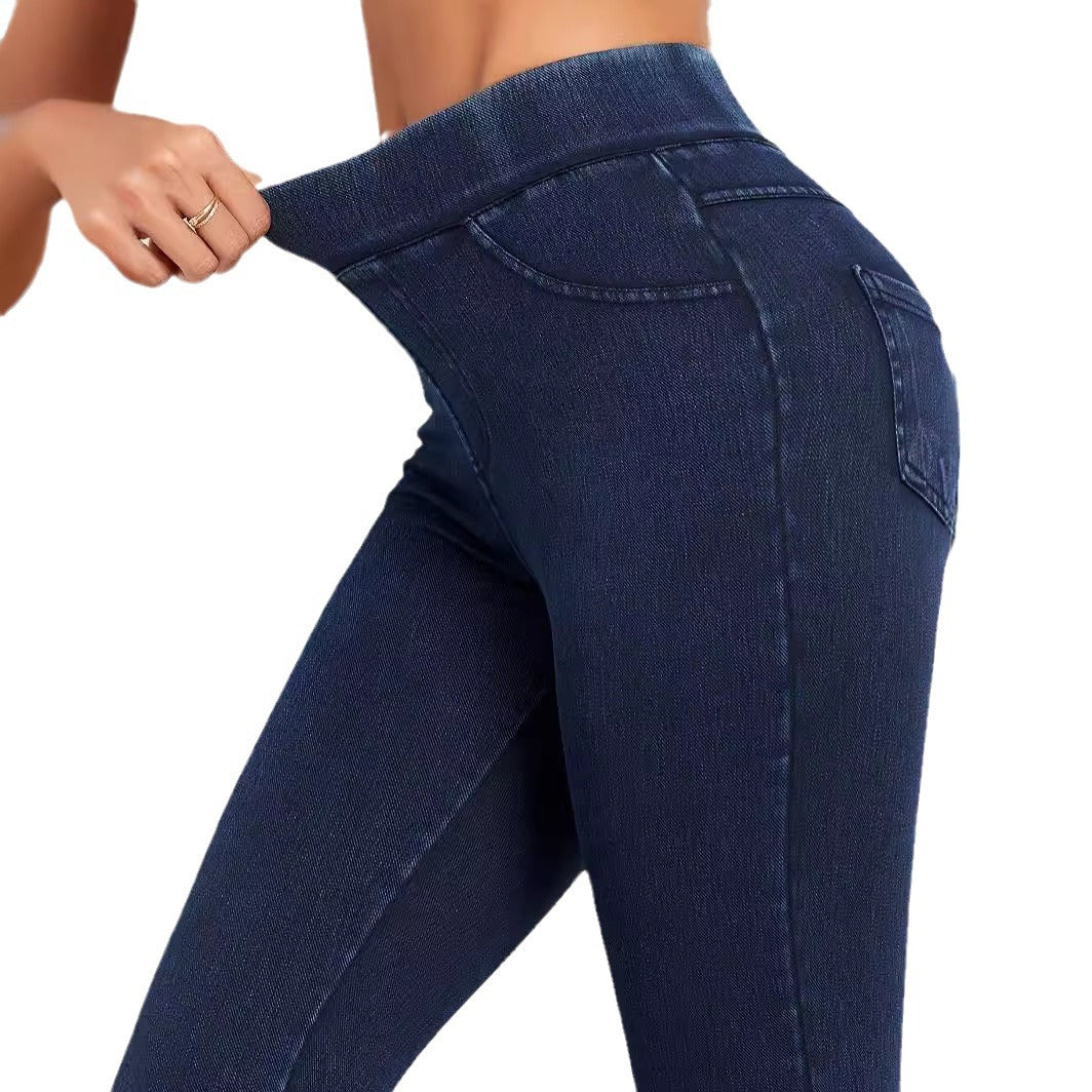 Women's High-Rise Skinny Jeggings – Pull-On Denim Look