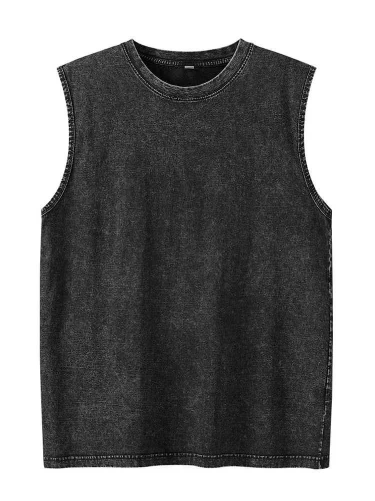 Men's Sleeveless Tank Top – Relaxed Vintage Streetwear