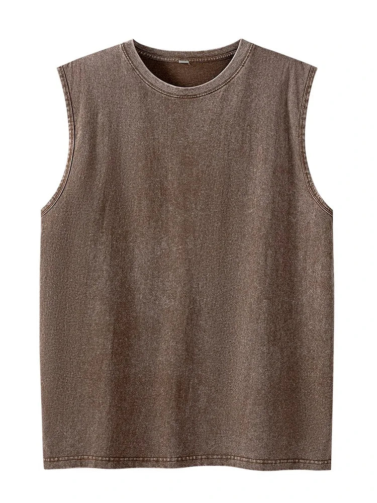 Men's Sleeveless Tank Top – Relaxed Vintage Streetwear