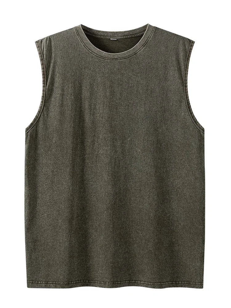 Men's Sleeveless Tank Top – Relaxed Vintage Streetwear