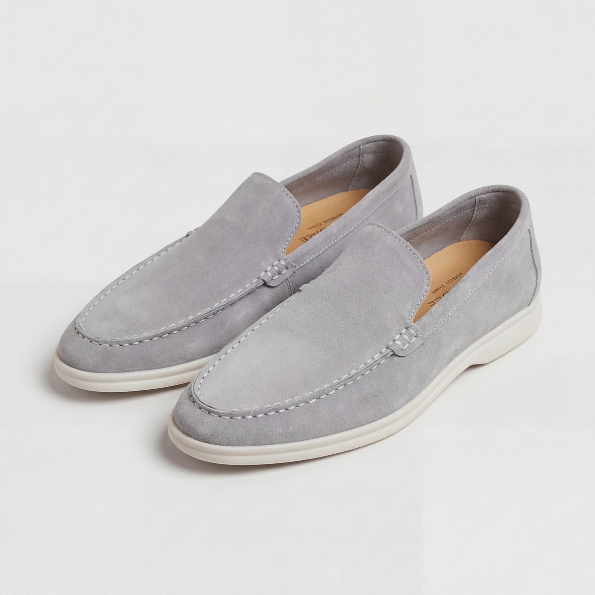 Men's Suede Loafer – Slip-On Matte Finish