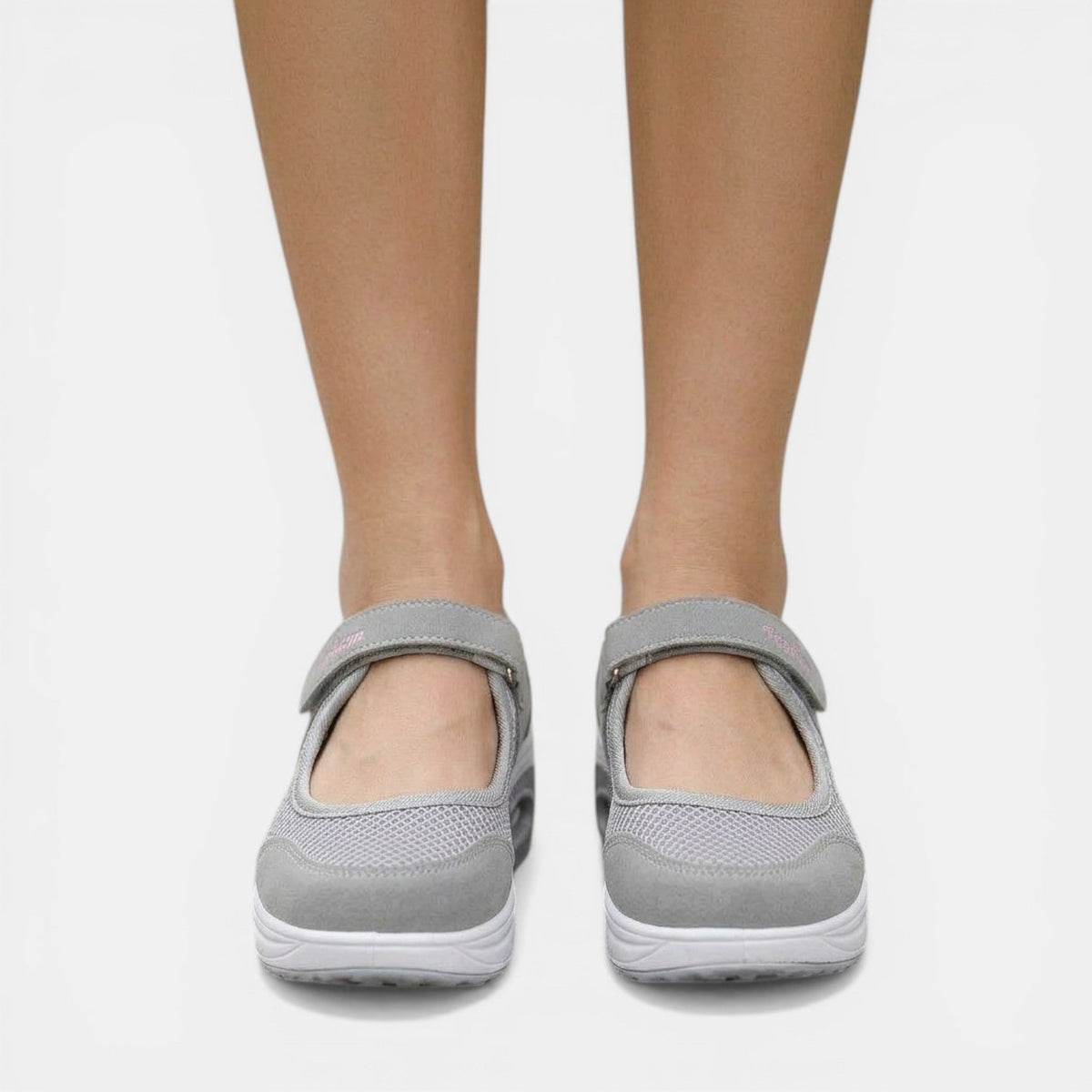 Women's Mary Jane Sneaker – Mesh Air-Cushion Platform