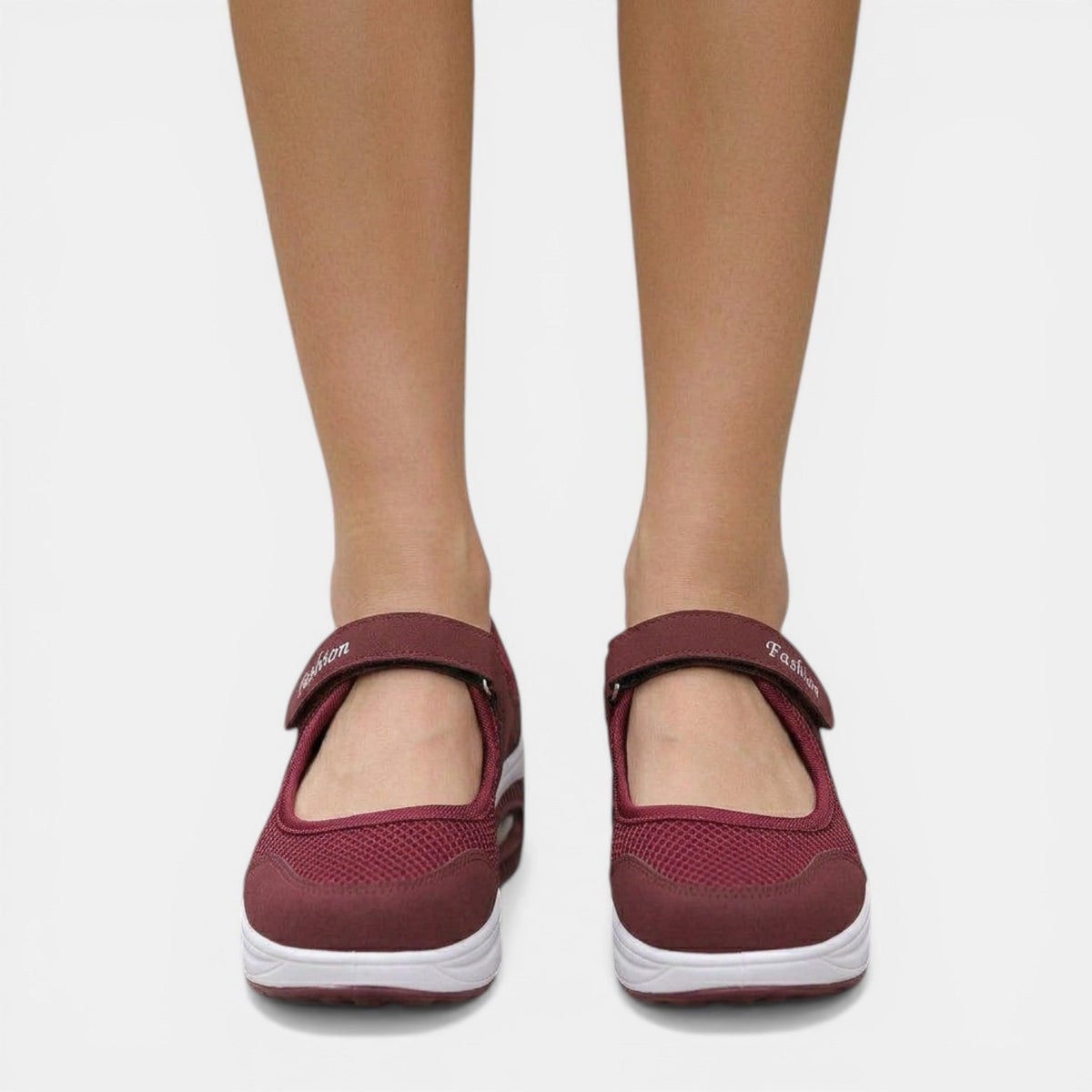 Women's Mary Jane Sneaker – Mesh Air-Cushion Platform