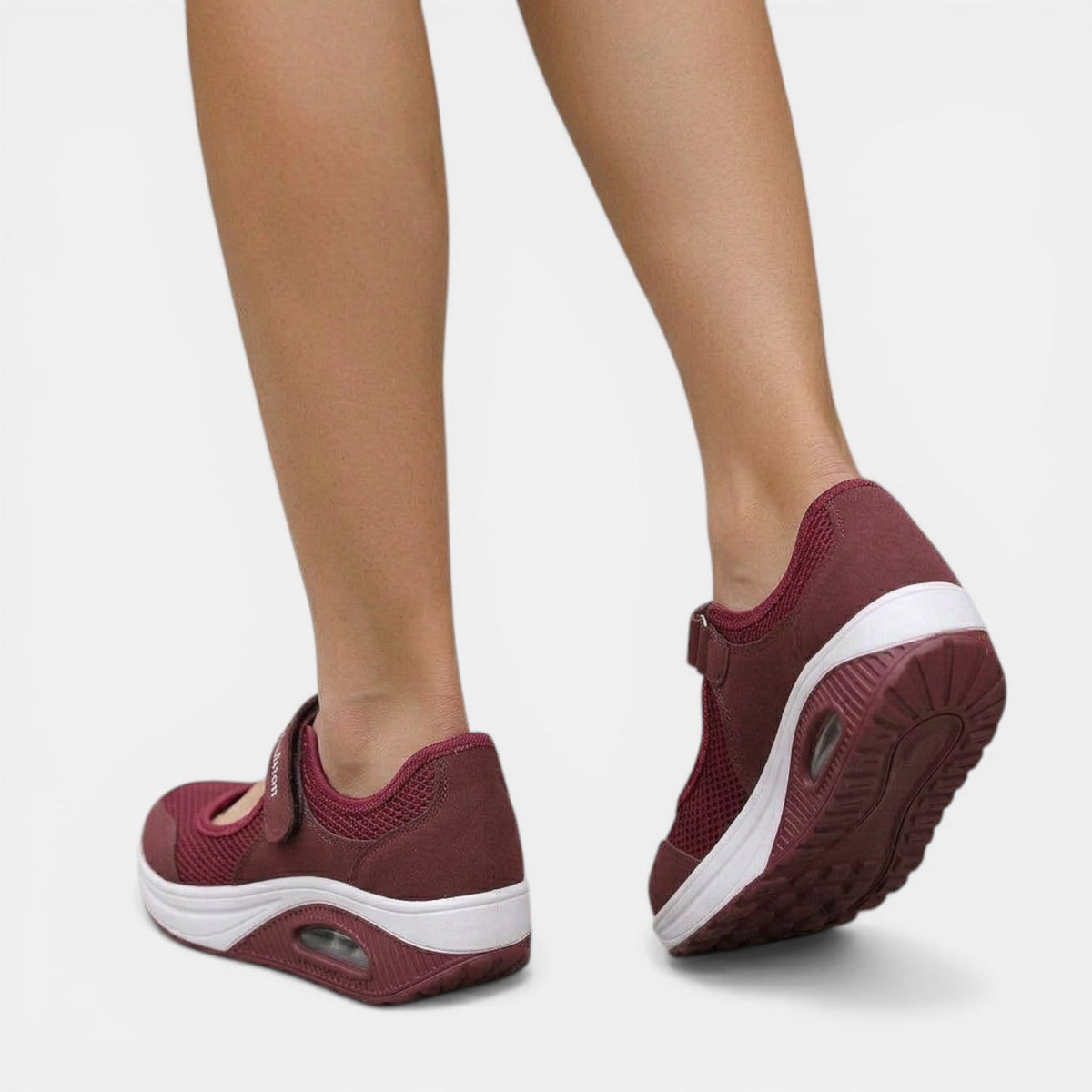Women's Mary Jane Sneaker – Mesh Air-Cushion Platform