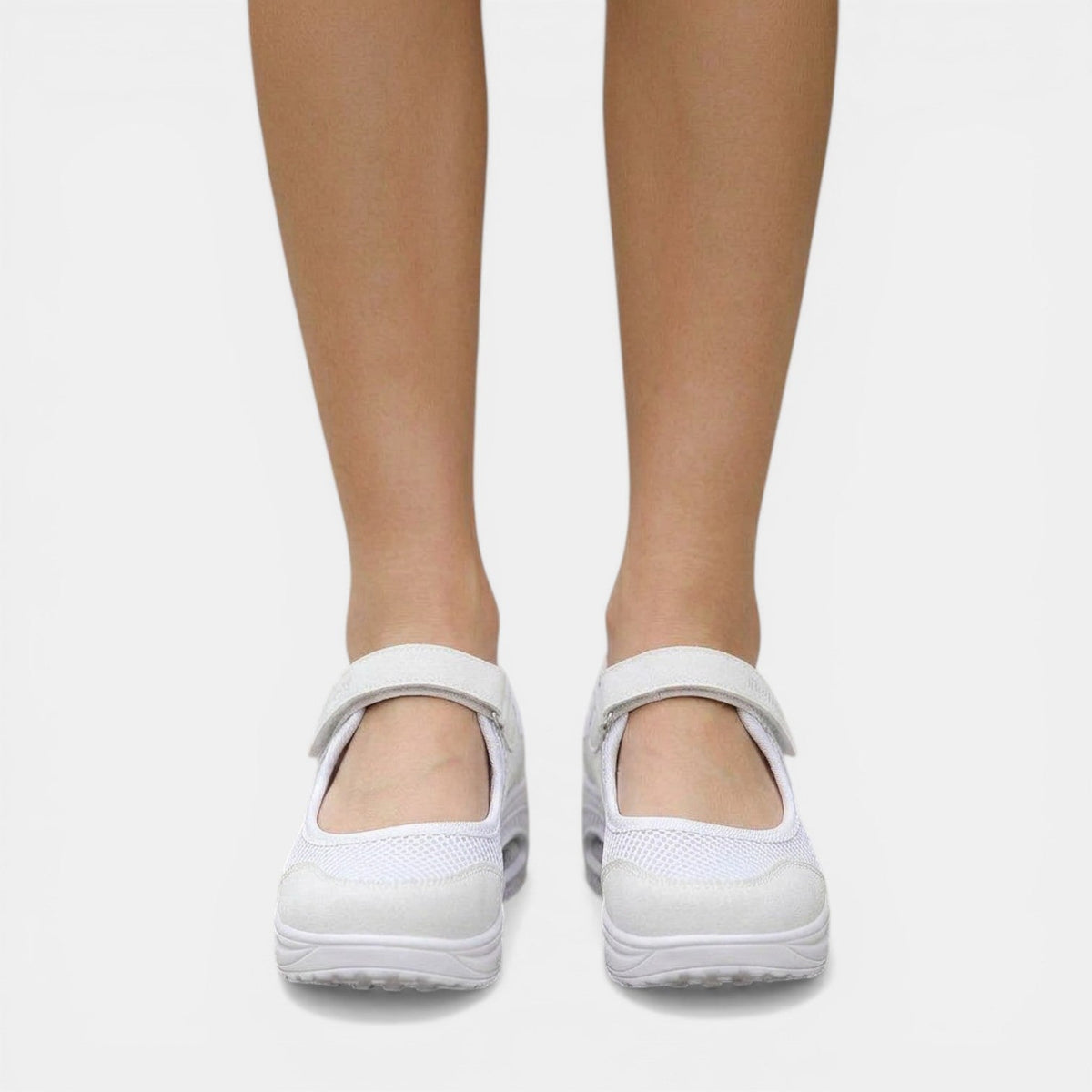 Women's Mary Jane Sneaker – Mesh Air-Cushion Platform