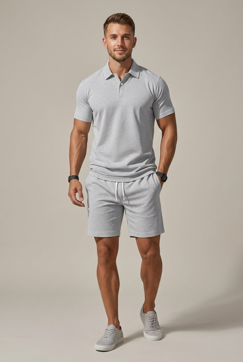 Men's Shirt and Shorts Set – Relaxed Matching Two-Piece