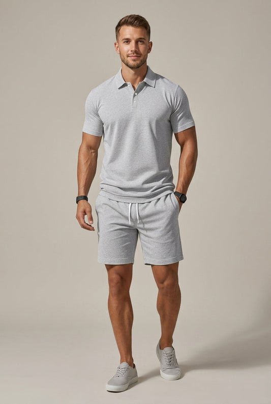 Men's Shirt and Shorts Set – Relaxed Matching Two-Piece