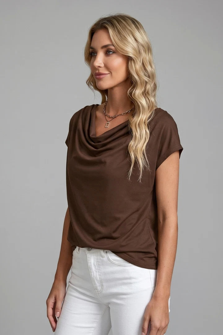 Women's Relaxed Short-Sleeve Tee – Clean Minimal Lines