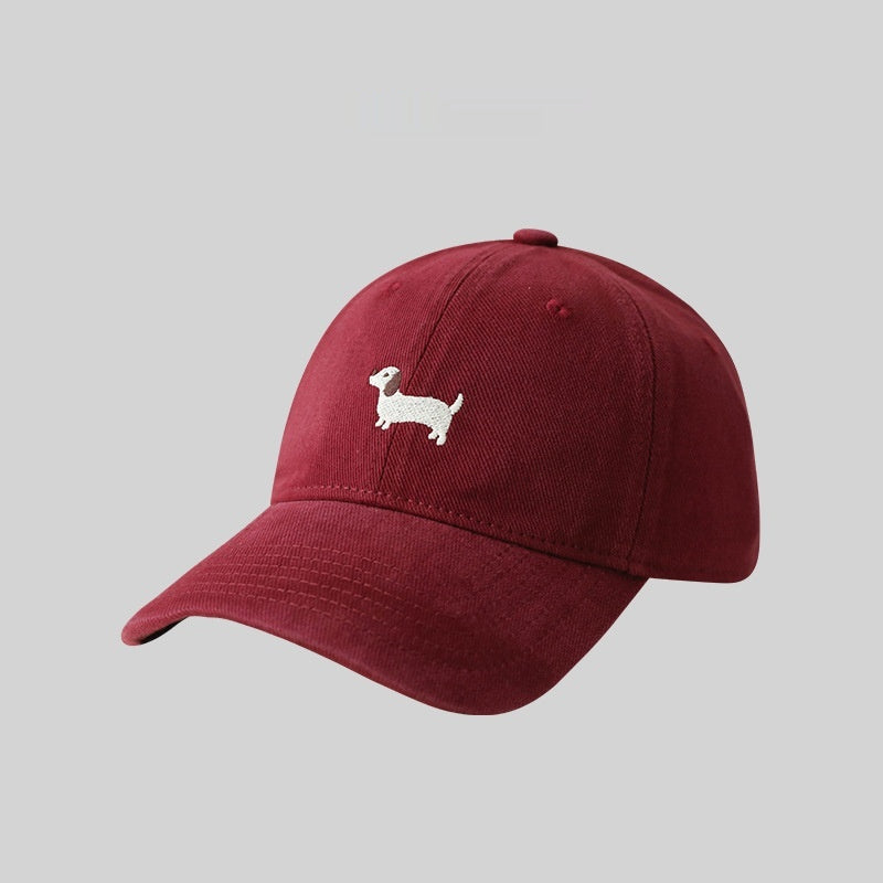 Women's Baseball Cap – Embroidered Dachshund Motif