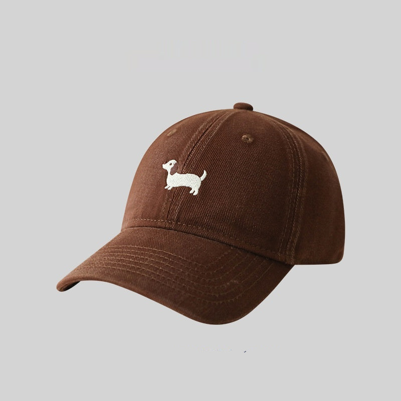 Women's Baseball Cap – Embroidered Dachshund Motif