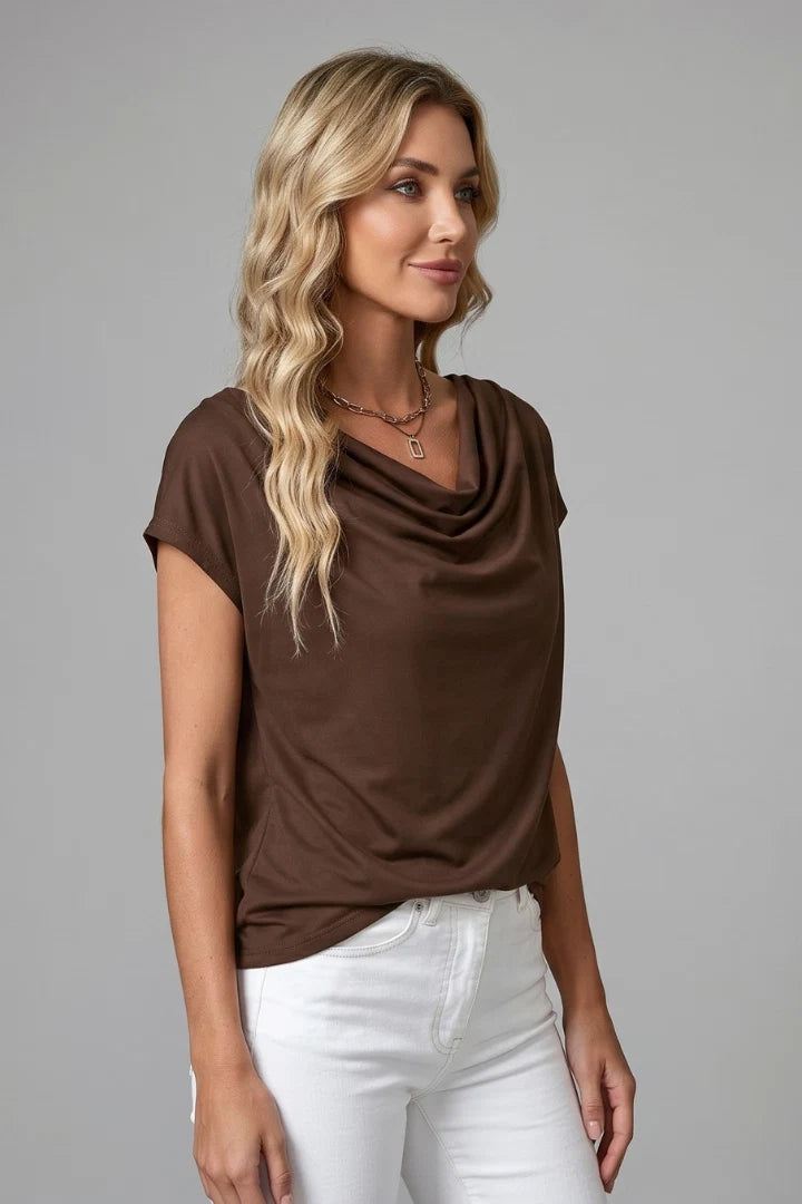 Women's Relaxed Short-Sleeve Tee – Clean Minimal Lines