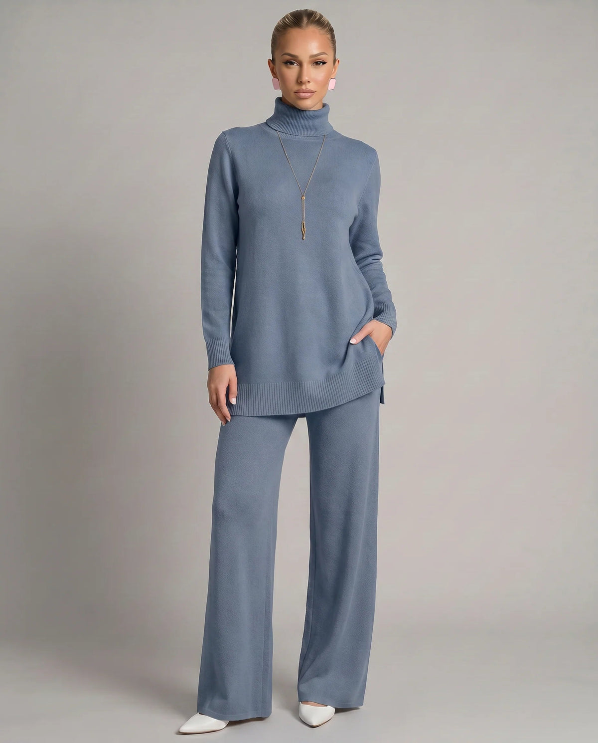 Women's Two-Piece Set – Relaxed Straight-Leg Fit