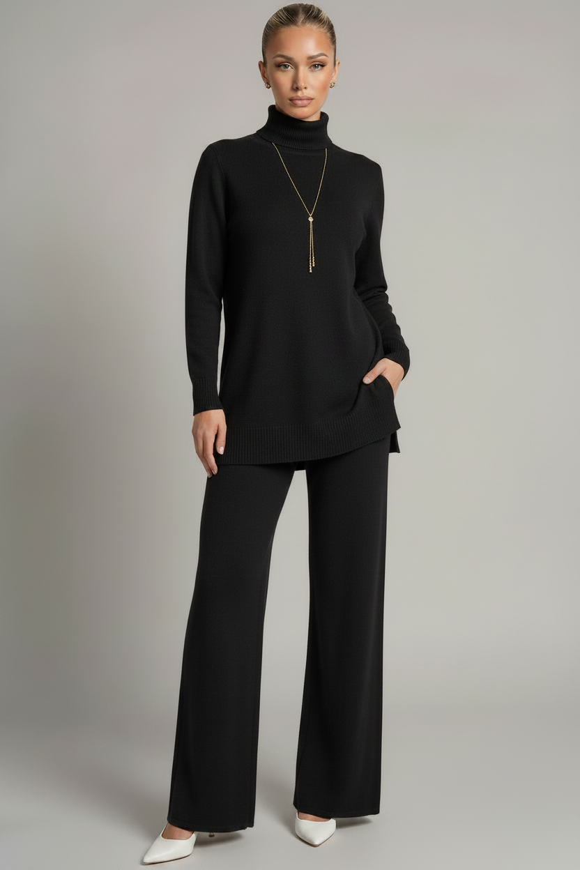 Women's Two-Piece Set – Relaxed Straight-Leg Fit