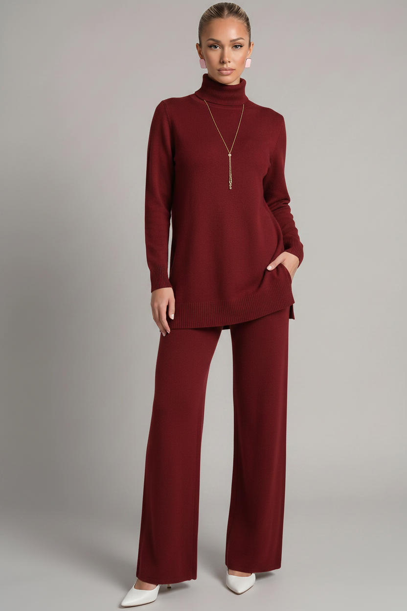 Women's Two-Piece Set – Relaxed Straight-Leg Fit