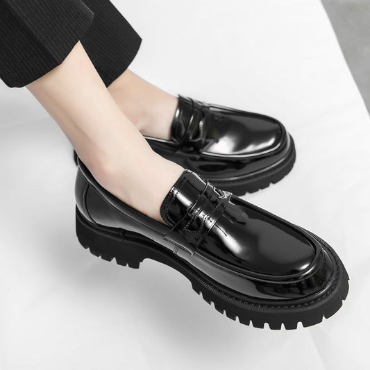 Men's Platform Loafer – Slip-On Raised Sole