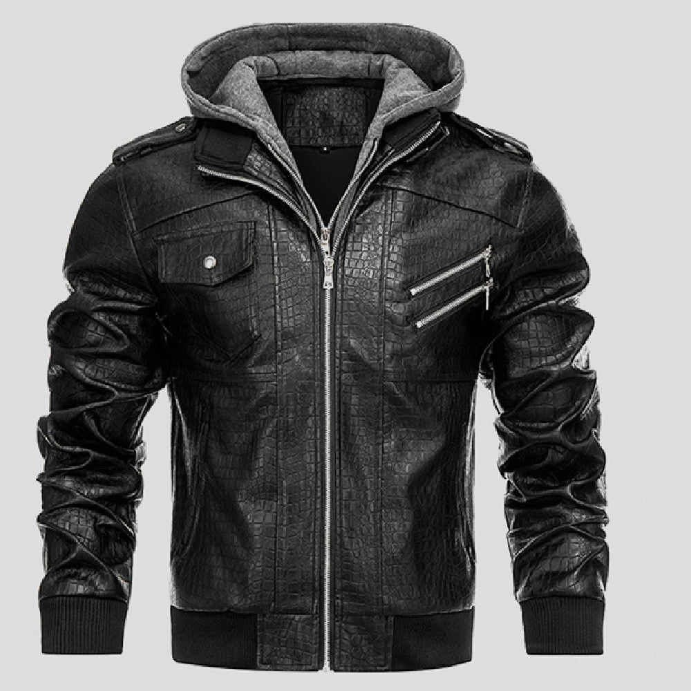 Men's Vegan Leather Coat – Clean Structured Cut