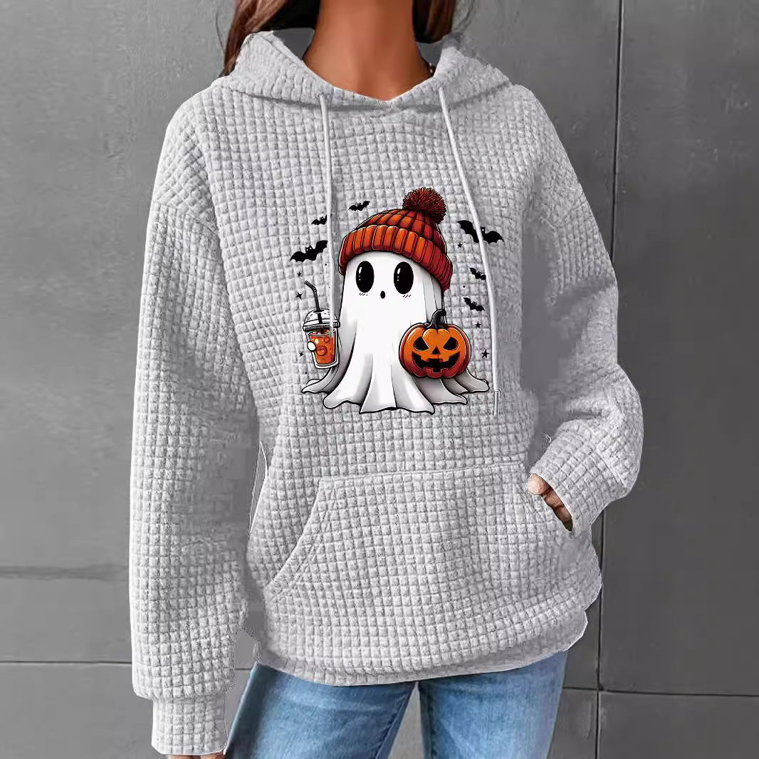 Women's Hoodie – Halloween Print Relaxed Fit