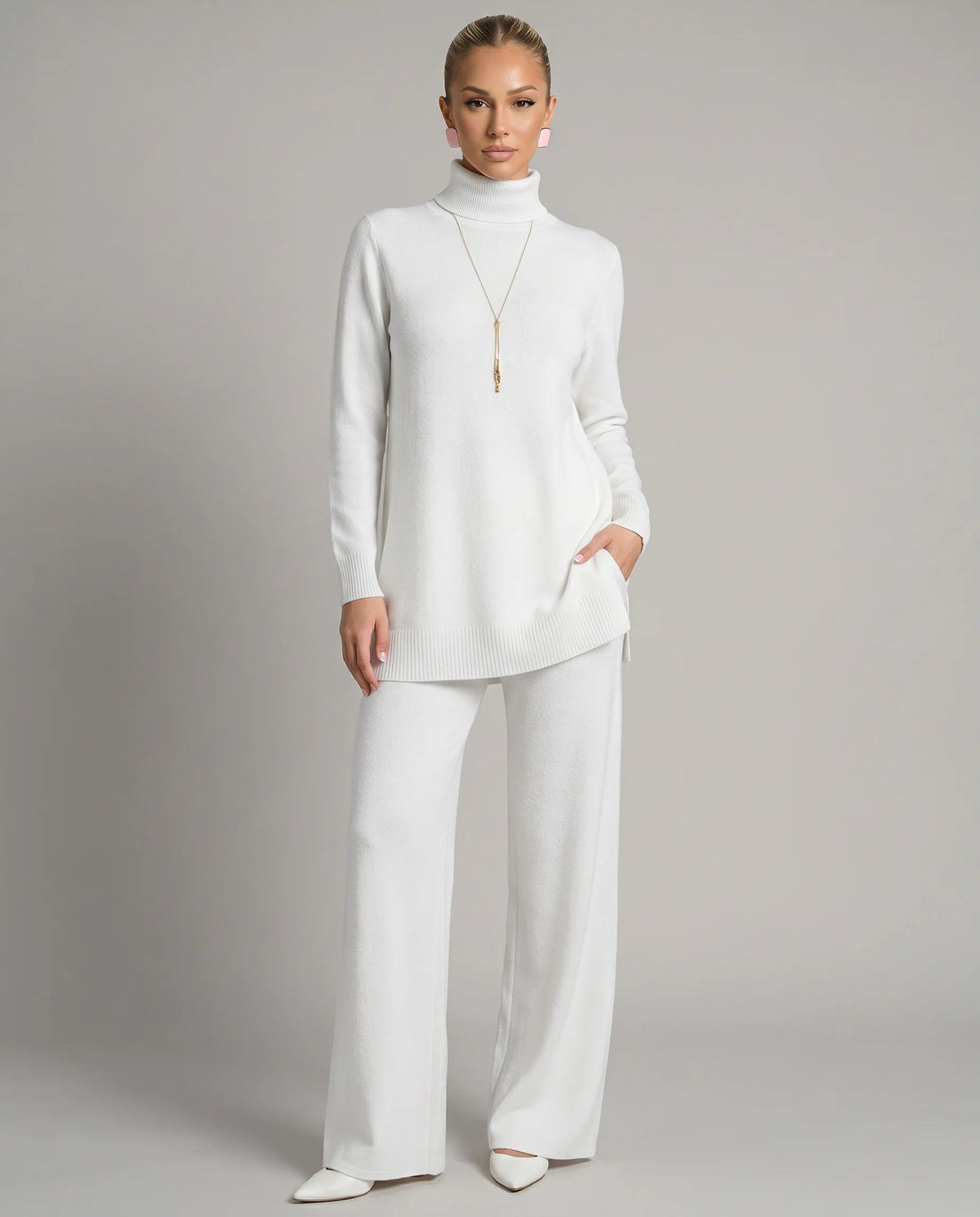 Women's Two-Piece Set – Relaxed Straight-Leg Fit