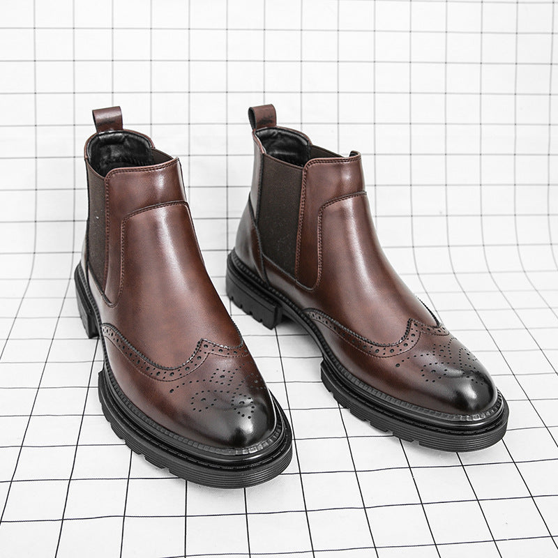 Men's Ankle Boot – Tonal Stitch Detail