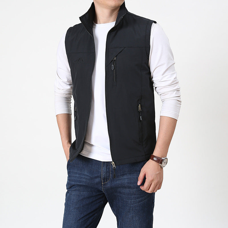 Men's Lightweight Zip Vest – Regular Fit Layer