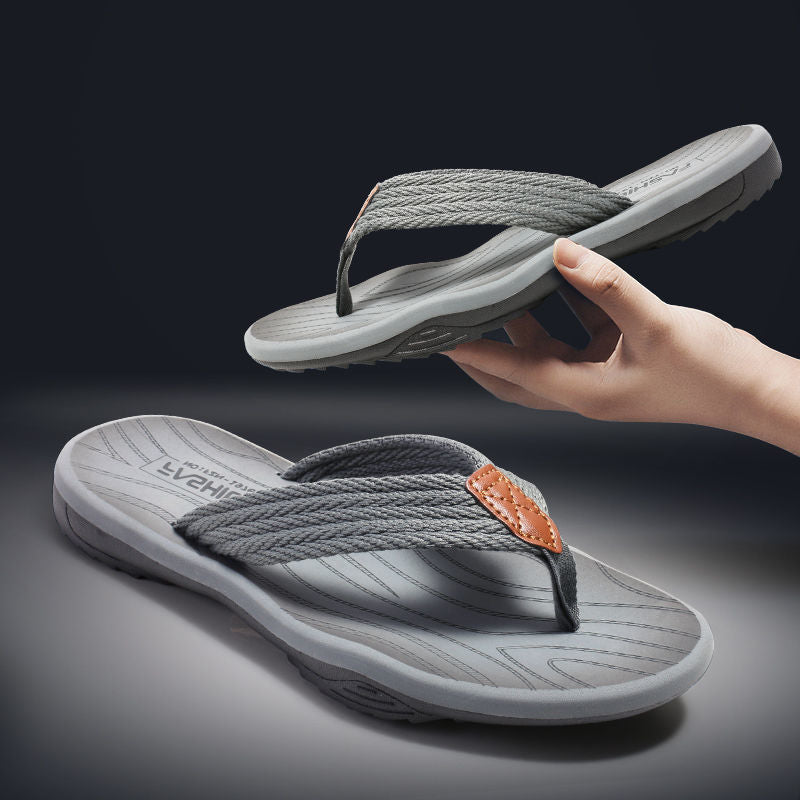 Men's Slide Sandals – Textured Slip-On Strap