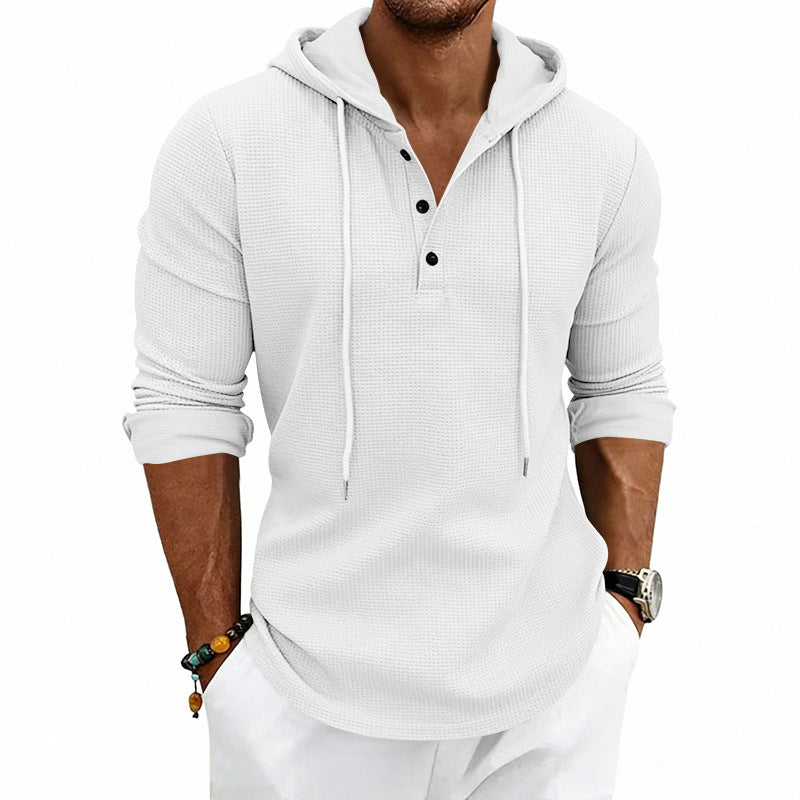 Men's Henley Sweatshirt – Relaxed Retro Fit
