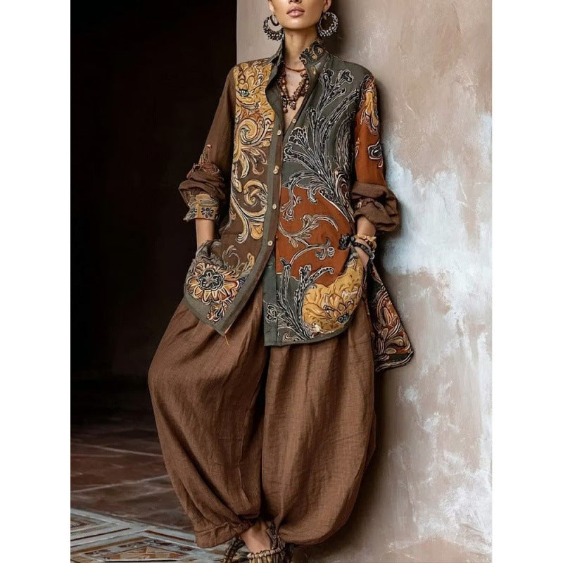 Women's Shirt and Pants Set – Relaxed Fluid Fit