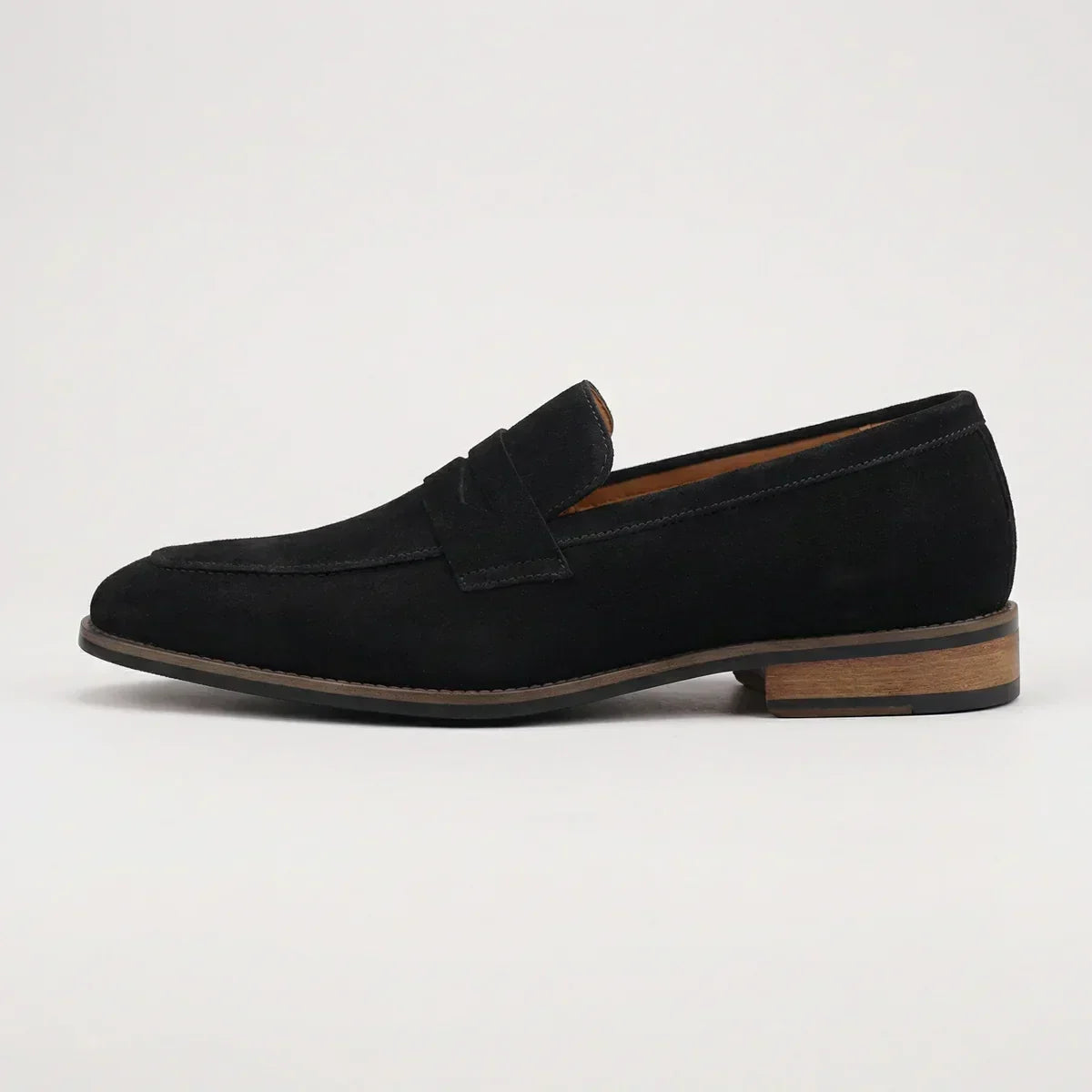 Men's Leather Slip-On Shoes – Clean Loafer Profile