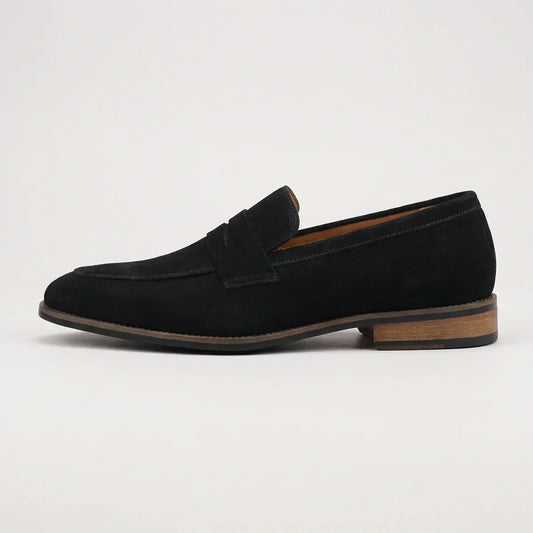 Men's Leather Slip-On Shoes – Clean Loafer Profile
