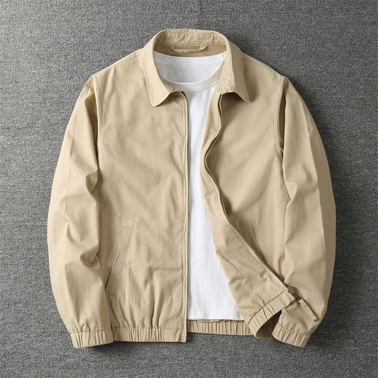 Men's Denim Jacket – Washed Distressed Relaxed Fit