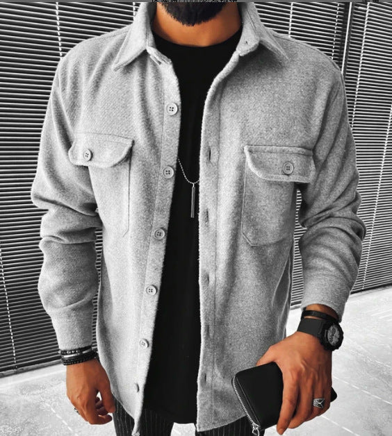 Men's Plaid Shirt – Long Sleeve Chest Pocket