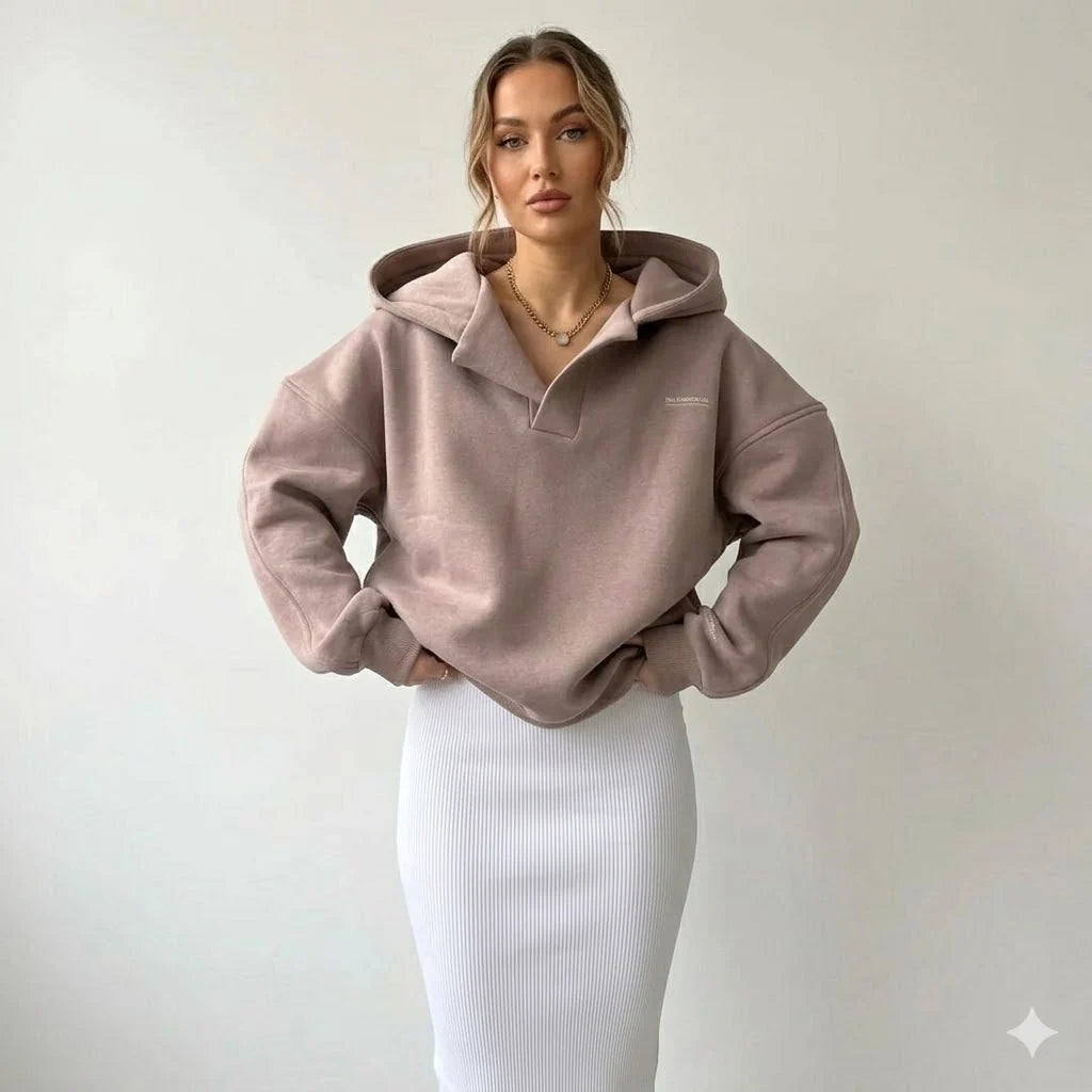 Women's Oversized Hoodie – Brushed Fleece Lining