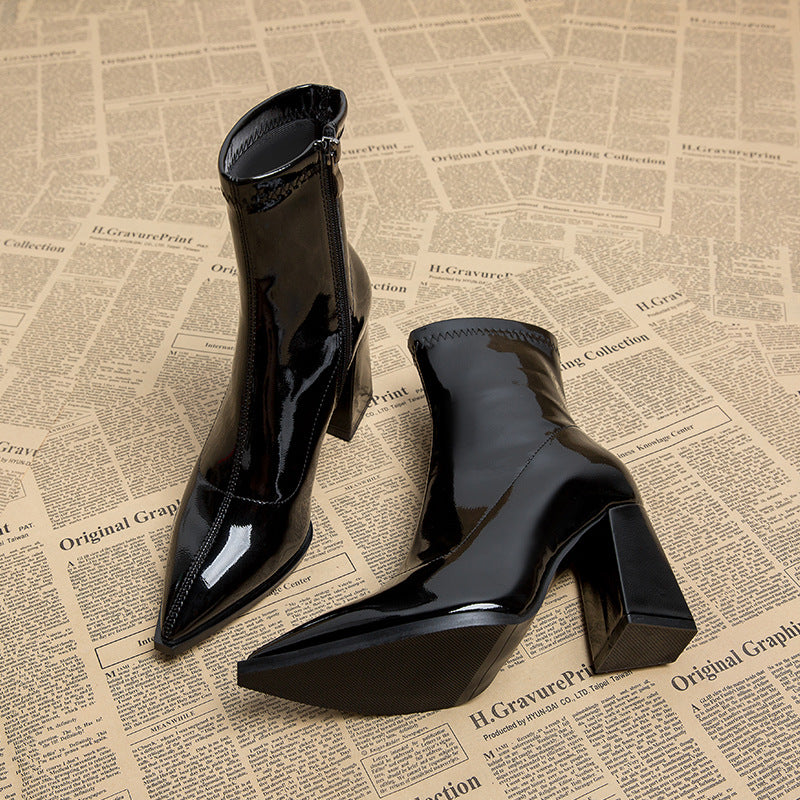 Women's Leather-Lined Boots – Slim Fitted Profile