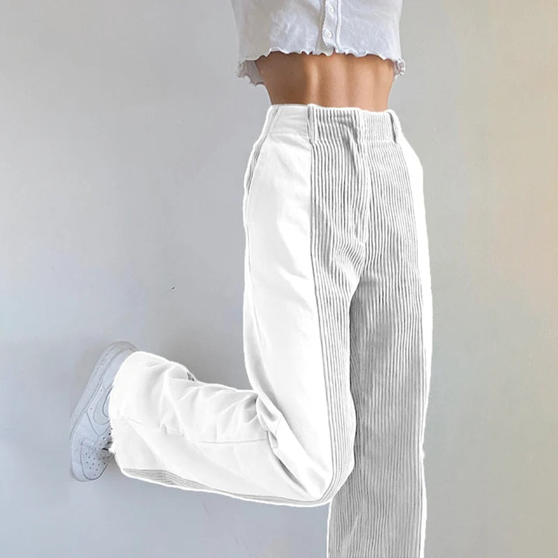 Women's Straight-Leg Pants – Relaxed Fluid Drape