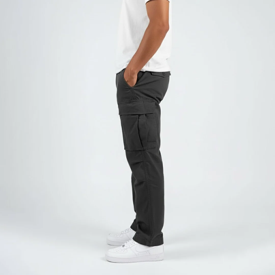 Men's Cargo Pants – Relaxed Drawstring Fit