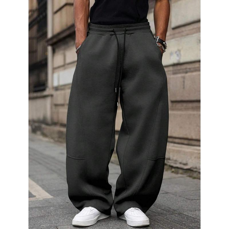 Men's High-Rise Straight Pants – Cropped Lightweight Fit