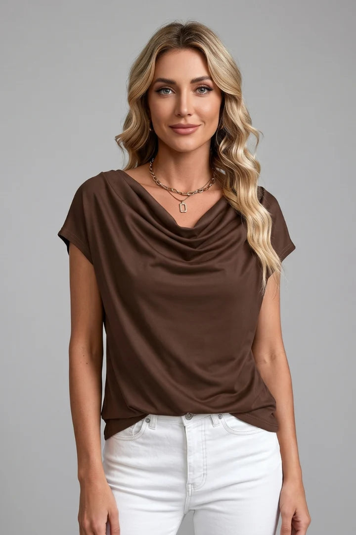Women's Relaxed Short-Sleeve Tee – Clean Minimal Lines