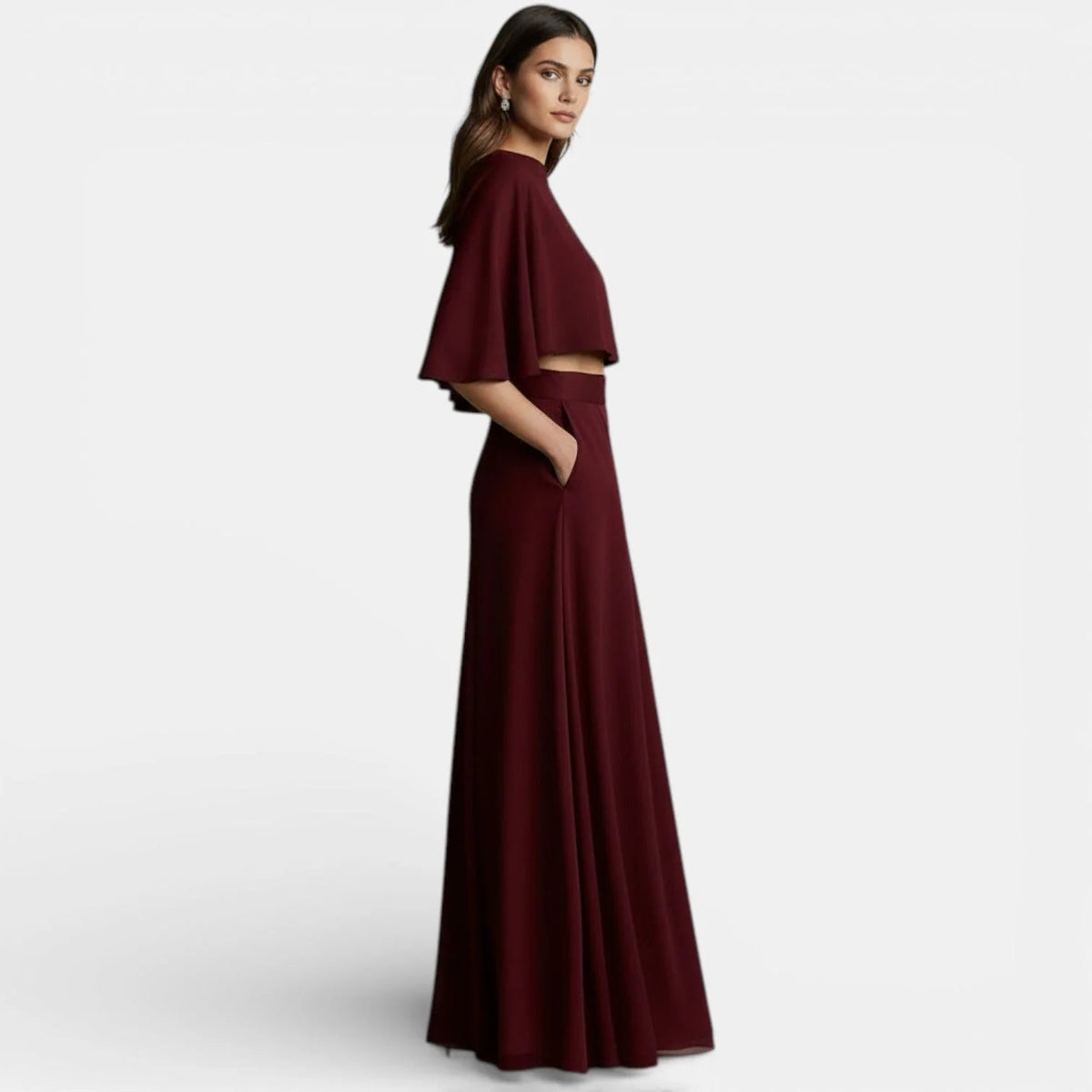Women's Satin Two-Piece Set – Relaxed Matching Top and Pants