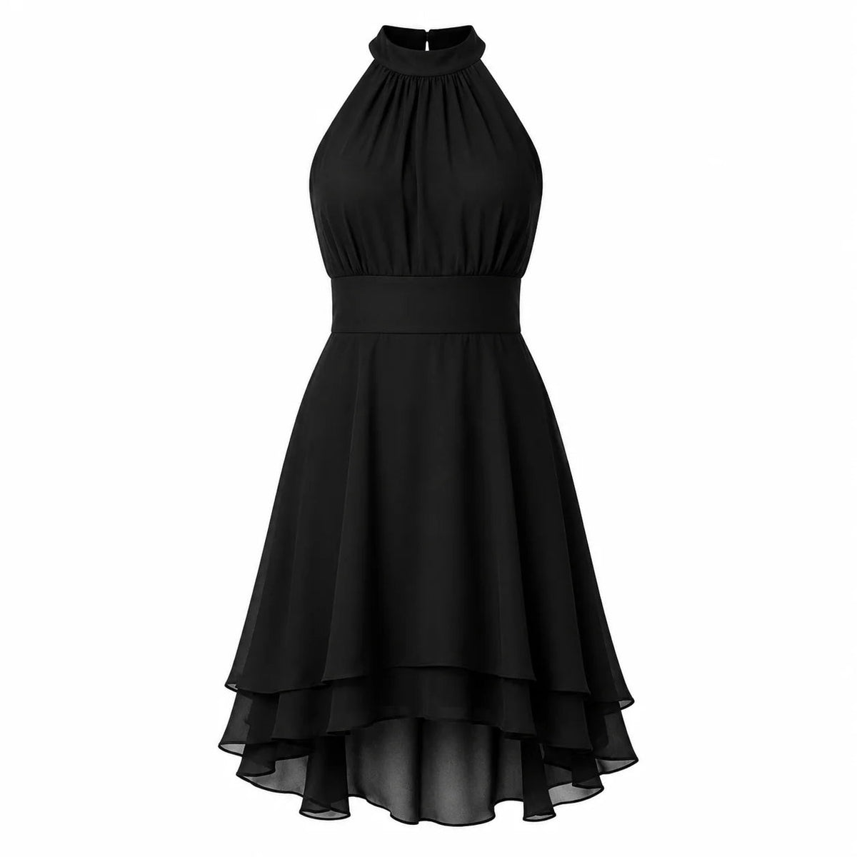Women's Chiffon Midi Dress – Relaxed Flowing Fit