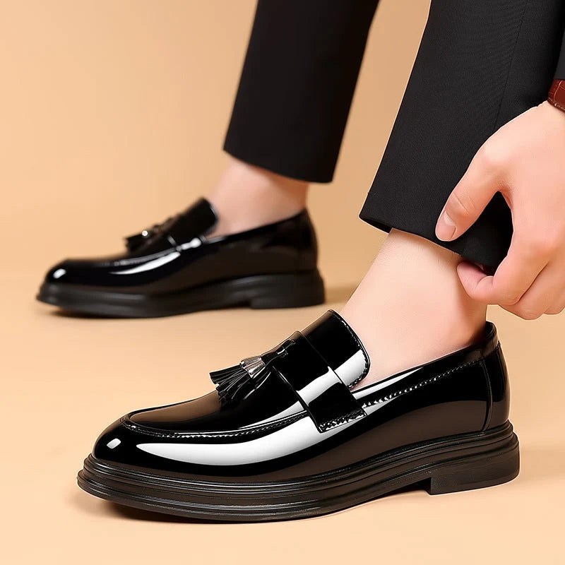 Men's Slip-On Loafer – Low Wedge Heel