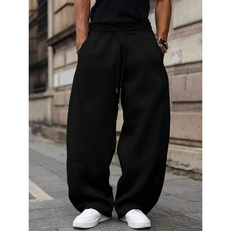 Men's High-Rise Straight Pants – Cropped Lightweight Fit