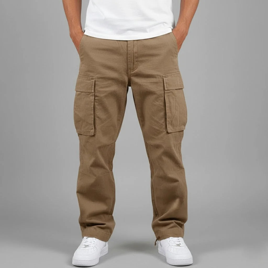 Men's Cargo Pants – Relaxed Drawstring Fit