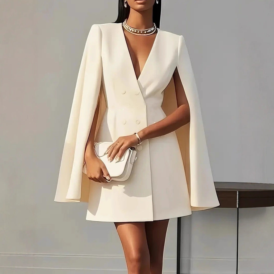 Women's Blazer Dress – Tailored Lapel Collar