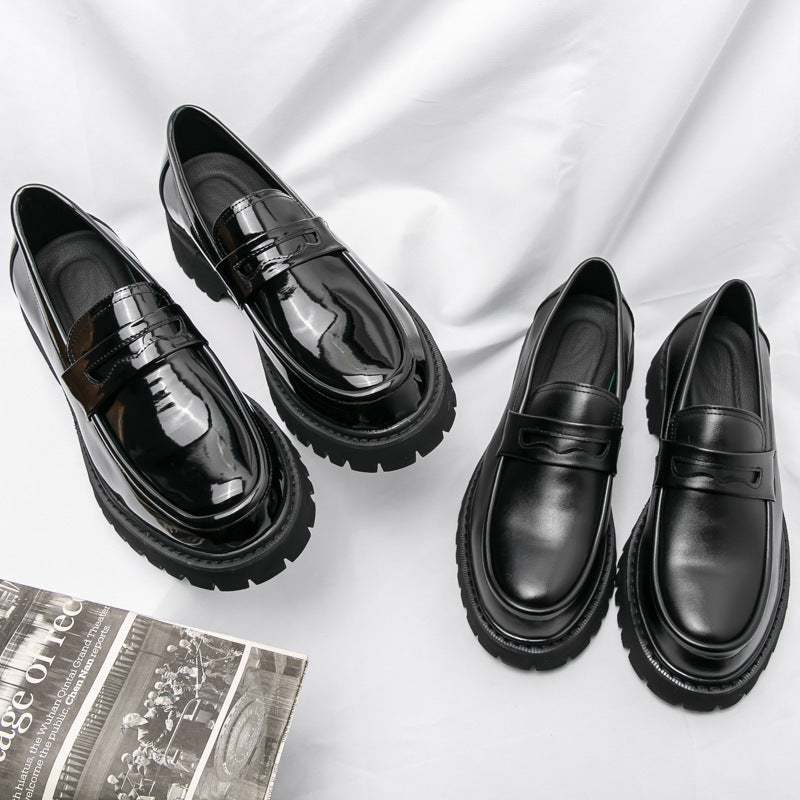 Men's Platform Loafer – Slip-On Raised Sole