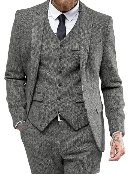 Men's Three-Piece Suit – Tailored Modern Fit