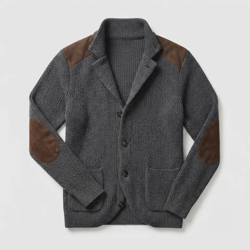 Men's Cardigan Jacket – Relaxed Retro Button-Front